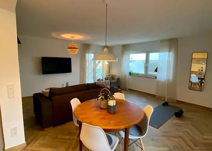 Seenland-studio I 75 Qm I Boxspringbett I Garten I Luxus-bad